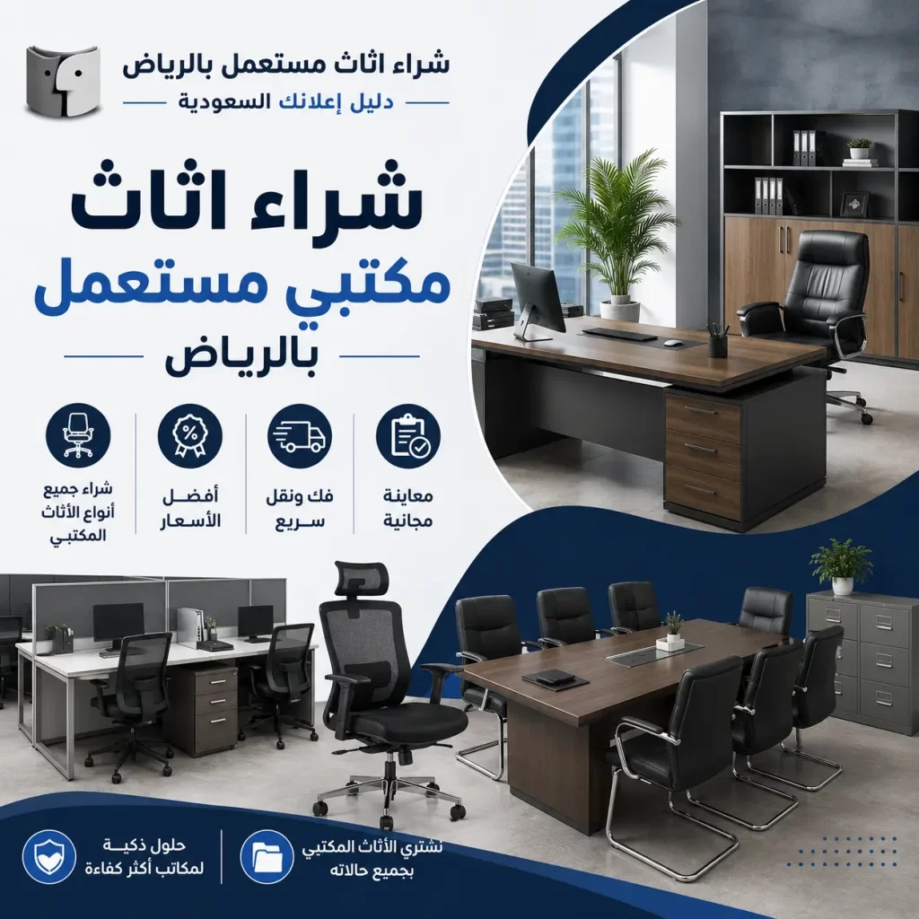 شراء اثاث مكتبي مستعمل بالرياض | أفضل الحلول لبيع أثاث الشركات والمكاتب مع شركة شراء اثاث مستعمل بالرياض – دليل اعلانك